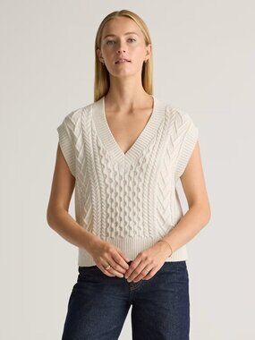 Australian Merino Wool Cable Sweater Vest